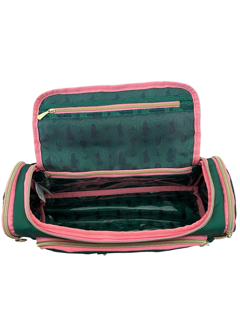 Wicked x Lug Trolley Cosmetic Case in Green/Pink - Picture 5 of 7